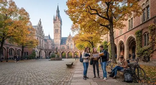 Tarixi universitet həyəti (illüstrativ təsvir)
